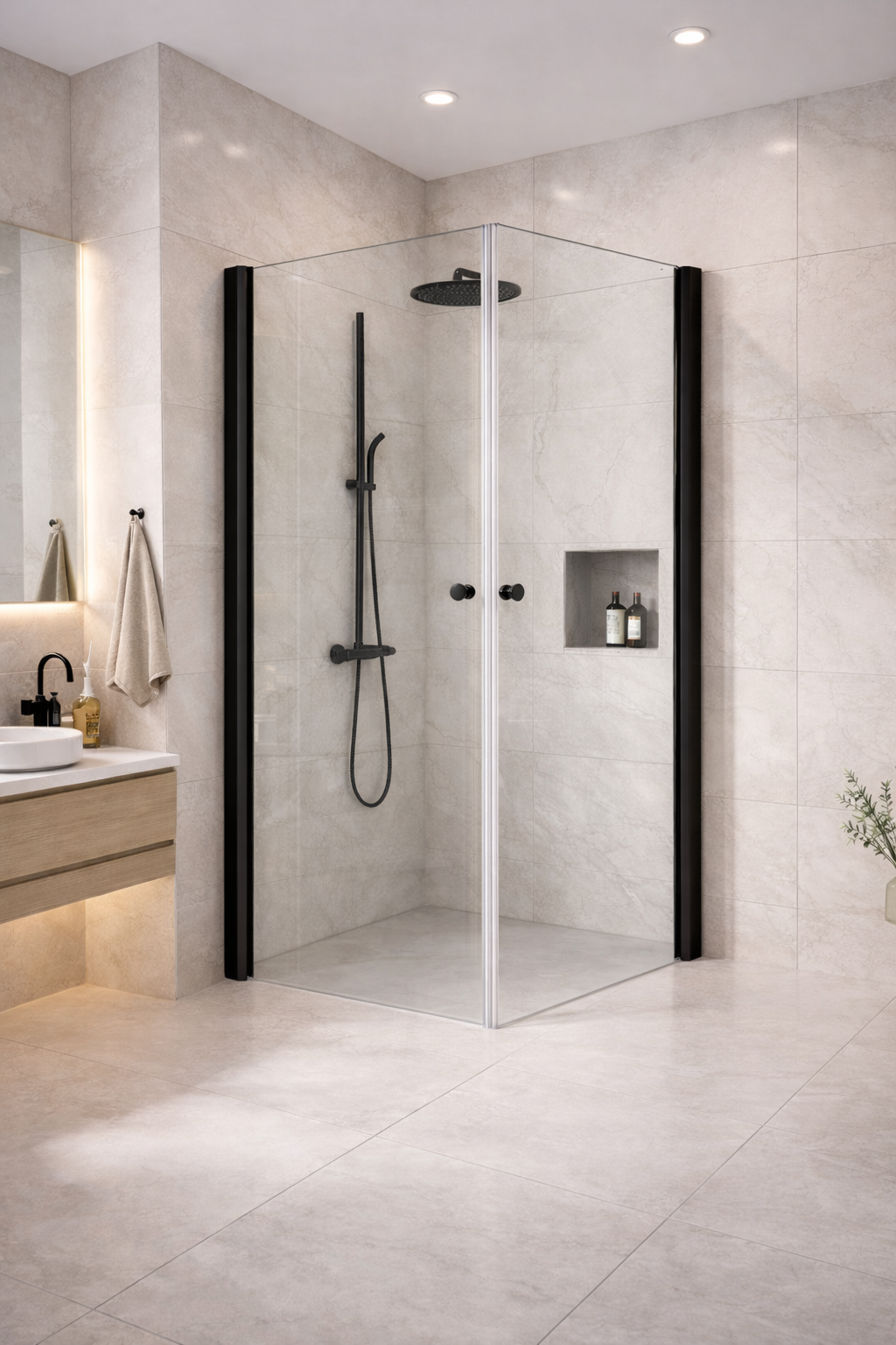 Armazi Tony Black Shower Enclosure