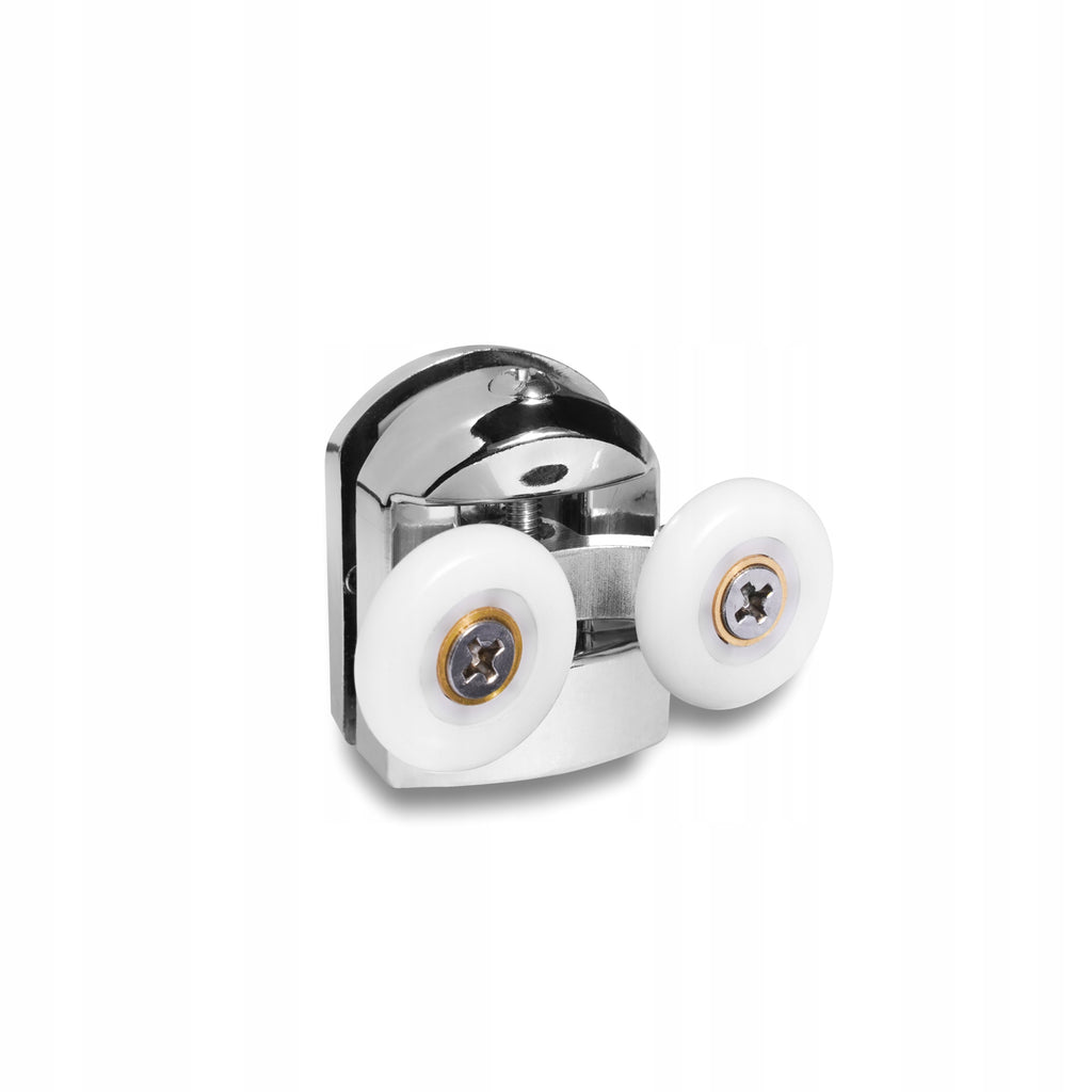 Armazi Upper Shower Door Rollers 21 mm – Chrome Replacement Shower Cabin Rollers (2 Pack)