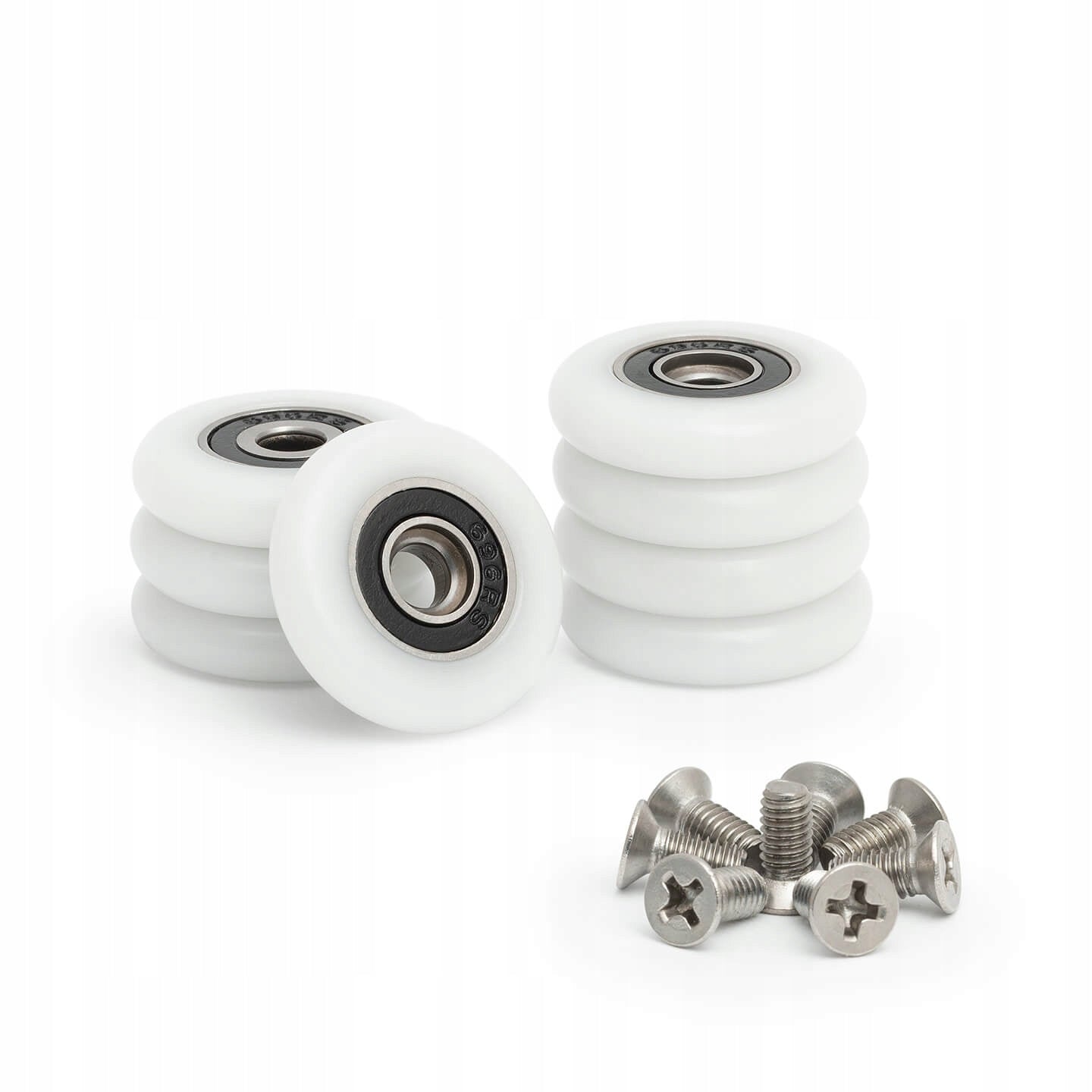 Armazi Upper Eccentric Shower Door Rollers 23 mm – Replacement Shower Cabin Rollers (2 Pack)