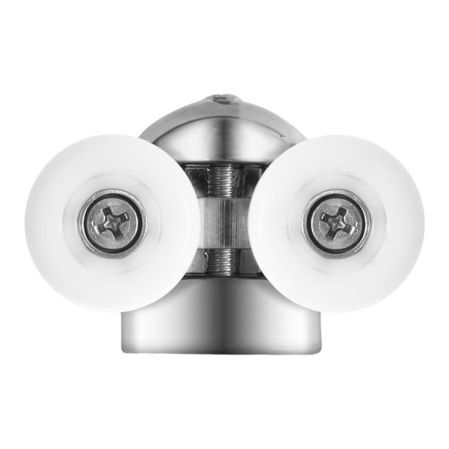 Armazi Lower Double Shower Door Rollers – Chrome (23 mm, 2 Pack)