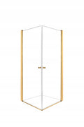 Tony Gold Shower Enclosure– Gold Finish, Walk-In